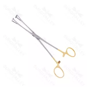 Duval Tissue Forceps Serrated Jaw Grasping Lung Tissue Forceps Cardiovascular Instruments