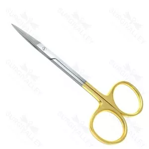 Iris Scissors Straight 10cmtungsten Carbide Surgical Instrument