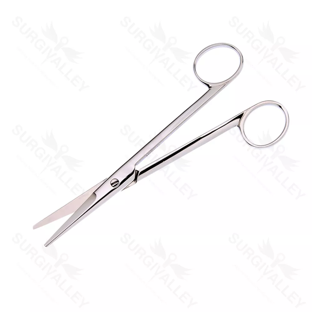 Mayo Stille Dissecting Scissors Beveled Blade Straight Curved 6 1/2 Inch