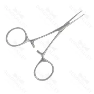 Miles Artery Forceps Curved With Partly Serrated Jaws