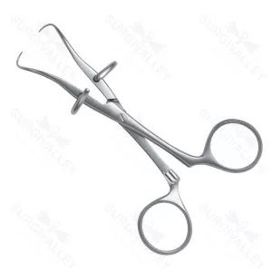 Robin Towel Clip & Anchoring Forceps For 5mm Diameter Tubing 130mm General Surgery Forceps