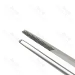Stainless Steel Top Quality Round Point Dissecting Forceps Serrated Jaws