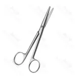 Sittle Dissecting Scissors Round Blade Straight 150 mm