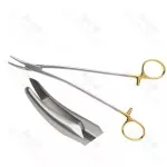 High Quality Handle Stratte Needle Holders Serration Pitch Curve 230mm Tungsten Carbide