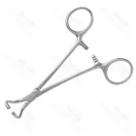 Tohoku Towel Clips Flat Cross Serrated Curved Ends Surgical Towel Clips