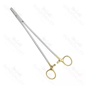 Wangensteen Needle Holders Serration Pitch 270mm Tungsten Carbide Surgical Needle Holders