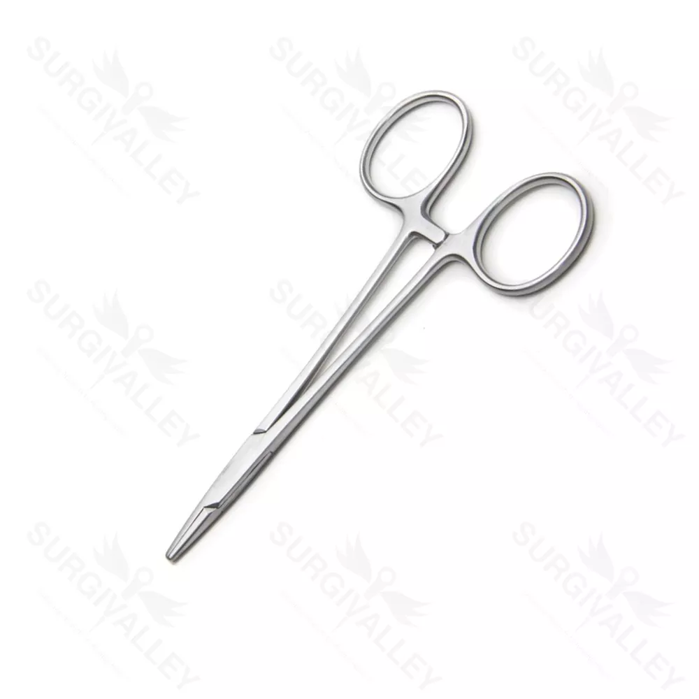 Single Use Disposable Webster Needle Holder Smooth Jaw Serrated Tip Stright Extra Delicate 18cm