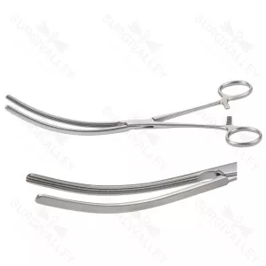 Doyen Clamp Baby Curved Debakey 2 X 3 Teeth Atraumatic Jaw Gynecology Doyen Clamps