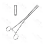 Single Use Disposable Fletcher Sponge Forceps Serrated Tear Drop Jaws Straight