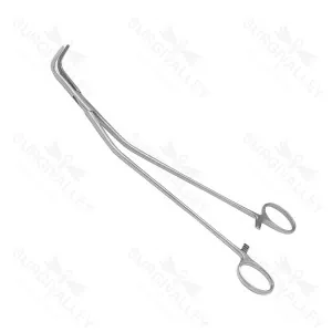 Gynecology Mcdougal Clamp Angled Left Fully Serrated Surgical Clamps
