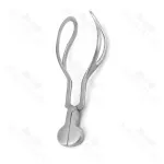 Simpson Caesatean Section Forceps Cephalic Curve Gynecologist Handheld Instrument