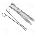 Sims Siebold Uterine Dressing Scissors Blunt Straight Deep Abdominal Operation Scissors