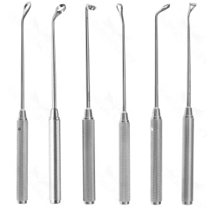 Coakley Curette 6-Piece Set for Nasal Sinus Surgery and Septoplasty Procedures – surgivalley (090210529)