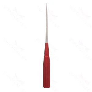 10″ Color Cervical Curette – red Angled Size 6-0