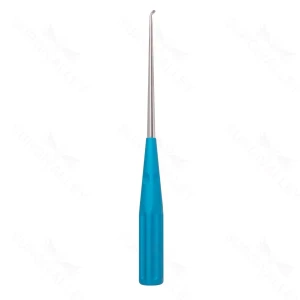 10″ Color Cervical Curette – Turq. Angled Size 3-0