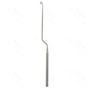8 1/4″ Nicola Curette, bay. – 6.5mm malleable, ang up