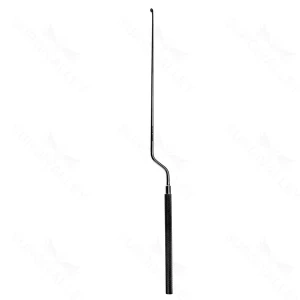 9 1/2″ Panther Coated Micro Curette – 3mm cup straight shaft