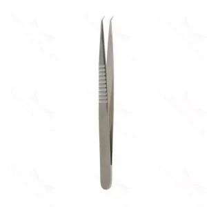 Mikro-Juwelierpinzette – Spitzen 0.3mm, abgewinkelt 40°, 8mm Griff, 6″ – surgivalley (001211419)