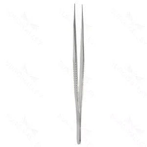 Gewebepinzette vom Pierse-Typ, gerade Spitze, 0.6 mm Loch, 9 mm Griff – surgivalley (001211432)