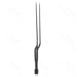 MIS Bipolar Forceps With Stop 9″, straight, 1.2 mm Tip