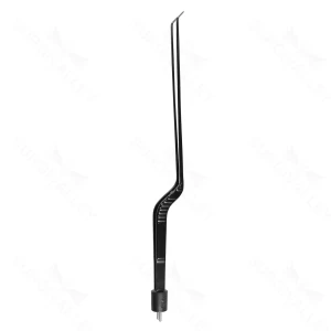 MIS Bipolar Forceps With Stop 9″ Angled 1.2 mm Tip
