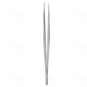 Pierse Type Tiss Forceps – straight tip .1mm hole 9mm hndl