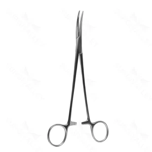 7 1/2” Plasti-Stal Collier Forceps – Curved