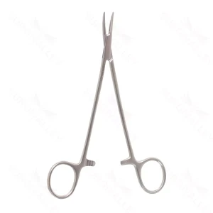 6 1/4″ Hoyt Hemostatic Forceps – delicate jaw curved