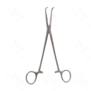 7 1/2″ Mixter Rt Ang Clmp Forceps – long serr