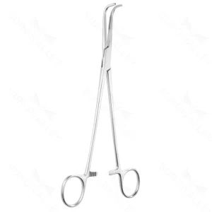 8 1/2″ Mixter Forceps – 90 °. jaws longitud. serr.