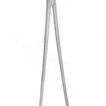 10 1/2″ Mixter Forceps – full curve longitudinal serrations