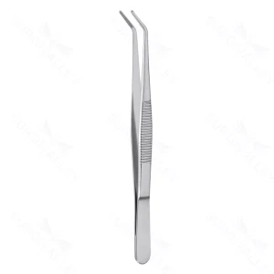 5 1/2″ Reed Angular Dressing Forceps – serrated