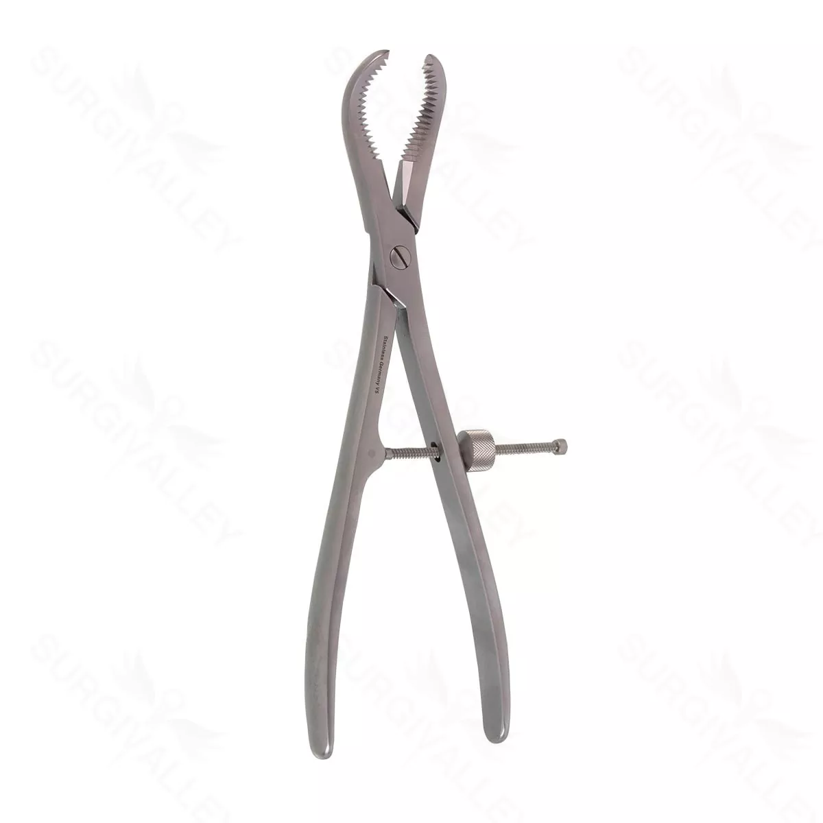 9″ Bone Reduction Forceps Curved
