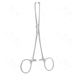 6″ Allis Tiss Forceps – narrow parallel serr