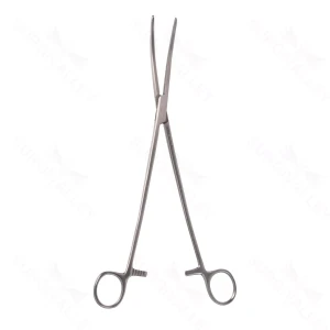 11″ Sarot Artery Forceps – horizontal serrations light curve