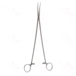 12″ Zenker Ligature Forceps – light curve