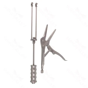 12″ Locking Pliers w/ slaphammer – needle nose