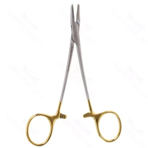 5" Halsey Needle Holder Golden Grip smooth – surgivalley (003210732)