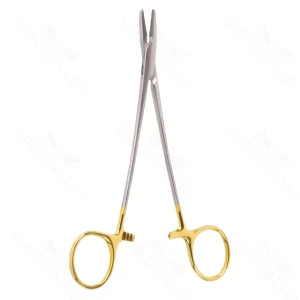 6" Crile-wood Needle Holder Golden Grip smooth – surgivalley (004210695)