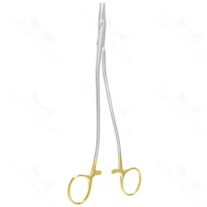 9″ Wertheim Needle Holder – TC “s” curved shanks