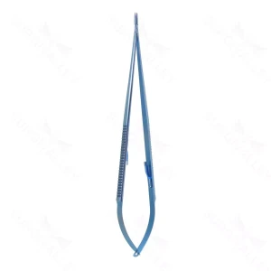 9 1/2″ FineTouch Castroviejo Micro Needle Holder – straight w/lock titanium