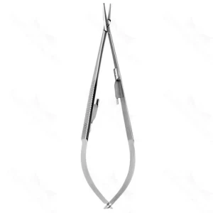 9 1/2″ FineTouch Castroviejo Micro Needle Holder – straight