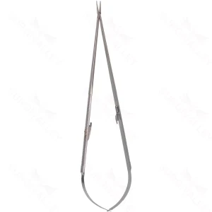 12″ FineTouch Castroviejo Needle Holder – straight lock