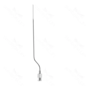 Kos needle 7" bayonet shaft straight, pointed tip flat handle – surgivalley (999120494)