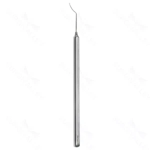 Lewicky Lens Manip Hook – curved blnt tip 0.15mm dia – surgivalley (005212906)