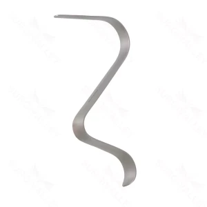 4 3/4″ Tessier Maxillo Dbl Curve Retractor – nasal bridge