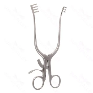 8″ Weitlaner Retractor – blunt prong 3×4