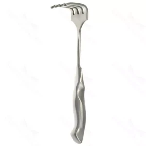 10 1/2″ Deep Rake Retractor – 4 prong 2 1/4 x 2 1/2″