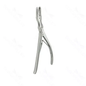 Urschel-Leksell rongeur 11 1/2" double-action curved jaws 8.0mm x 15.0mm bite, spring handle – surgivalley (011210188)