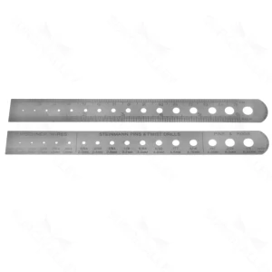 6″ K-Wire Ruler & Pin Gauge